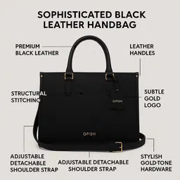 gpish Women Black Tote image 2