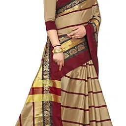 mortal textile Woven Handloom Cotton Silk Saree image 5