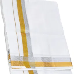 TUNI MANI 2.0meter / (SG) Twin Border Single Dhoti Men Dhoti image 2