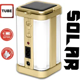 vr bright lite Home Emergency Light 4 Side Tube with Solar Extra Bright Light 7 hrs Lantern Emergency Light-picture-14