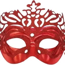 peach poppers Eye Mask Red+Silver For Marriage Anniversary Party Party Glow Ornament-picture-46