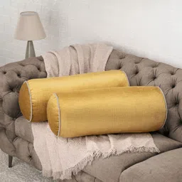 wakefit Polyester Fibre Bolster Pack of 2 Solid-picture-33