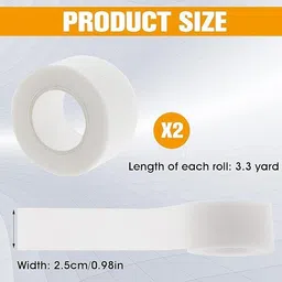 kumijashi 2 Roll Sweat Pads Collar Protector for Shirts Sweat Pads image 3