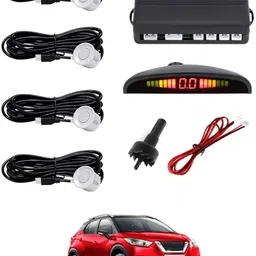 msnp 4Pcs White Reverse Parking Sound Warning sensor for car Protection-161 Universal White Reverse Assistance Praking Sensor for car-161 Parking Sensor-picture-18