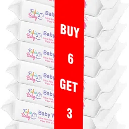 fabie baby Wipes for New Born Baby with Vitamin E & B5, 100% Paraben free, No Harsh-picture-23