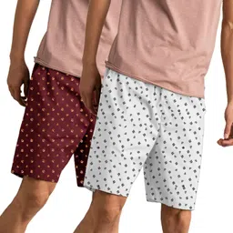 Pack of 2 Printed Men Multicolor Boxer Shorts-image-9