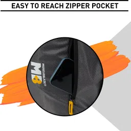 muscleblaze 30 L Gym Duffel Bag - BackPack Gym Bag, For Men and Women, Grey, 30 litres - Grey image 5