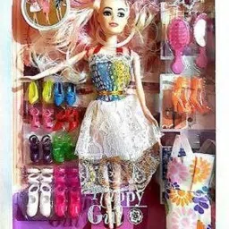 looknlvesports Doll Designer Shoes Playing Set (Birthday Gift for Girl) (Multicolor)-picture-28