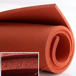 priyanshu decor High Temperature Heat Resistant Silicon Sponge Rubber Sheet 8mm Thick (12"x12")-picture-14