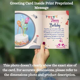 aanyacentric 5.8x8.3inch Husband Wife Lover Boyfriend Girlfriend Birthday Printed Greeting Card image 2