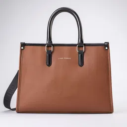 Brown Women Tote Coffee Tote Bag-image-61