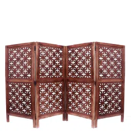 shilpi Wooden Room Jumilla Divider In Brown image 2