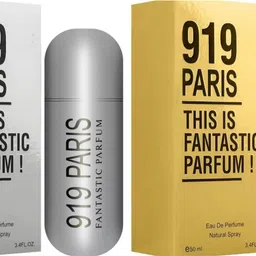 Sweet heart 919 Paris Grey Gold Perfume Long Lasting Eau De Parfum(50+50 ml) Eau de Parfum - 100 ml-image-3