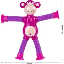 my baby love a perfect care 4 Set of Telescopic Suction Cup Monkey Toy, Pop Tubes Baby Toys image 2