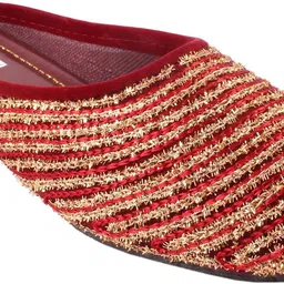 shahi ustad Jaipuri Ethnic Mojari Mojaris For Women image 1