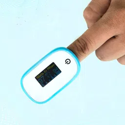 Dishan Finger Tip Oximeter SpO2 With Digital Thermometer Combo Pack Pulse Oximeter image 1