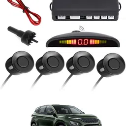 zplus Universal 4 Black Reverse Parking Sensor With LED Display For Cars-132 Safety of Passengers/Car One Alarm Kit-1871 Parking Sensor-picture-15
