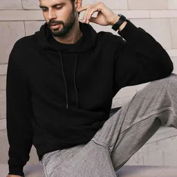 xyxx Men Full Sleeve Solid Hooded Sweatshirt-picture-47