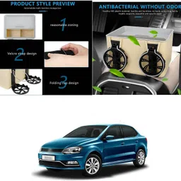 xzrtz Car Multifunctional Organizer Console Tissue holder X1 Trunk Organizer image 4