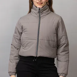 baystreet Women Solid Puffer Jacket image 3