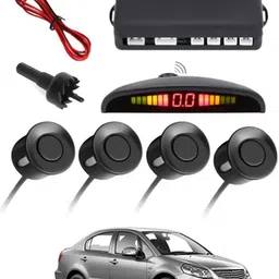 monolive Black Reverse Car Parking Sensor for Universal for All Cars-259 Set of 4 pcs Car Parking Sensors with LED Parking Assistant Kit-259 Parking Sensor-picture-17