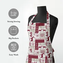 oasis Cotton Home Use Apron - Free Size image 2