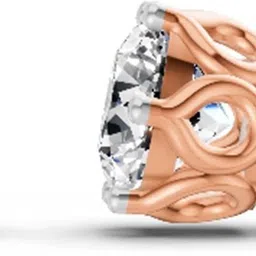 Sparkles Lab Grown Diamond Rose Gold 14kt Stud Earring-picture-36