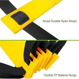 planet of toys 4 Meters Agility Ladder Speed Ladder Training Ladder for Soccer Fitness Training Speed Ladder image 2