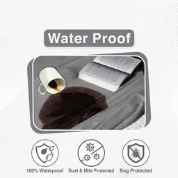 lavesh exports Double Size Fitted Terry Cotton Breathable, Stretchable, Waterproof Mattress Cover image 4