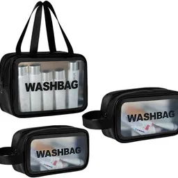 jasodanandan Women Black Cosmetic Bag-picture-28