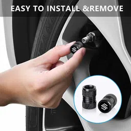nivizen Aluminium Tyre Valve Cap for Car image 3