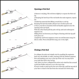 house of common Fishing Fly Rod 7feet 210cm /pole rod Multicolor Fishing Rod image 2