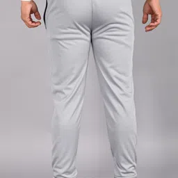 knack Pack of 2 Men Striped Grey, Brown Track Pants image 3