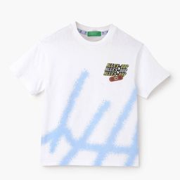 United Colors of Benetton Boys Printed Round Neck Short Sleeves Pure Cotton T-shirt-picture-9