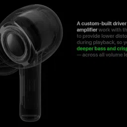 wrixty AirPox pro 2 (2nd gen) with Charging Case Bluetooth Headset with Mic Bluetooth Headset image 3