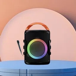 GUGGU DJ Box 20W Bluetooth Speaker with FM Radio, Mic, RGB Light & 4 hour's backQO368 20 W Bluetooth Party Speaker-picture-22