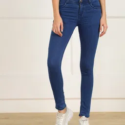 nifty Women Skinny Mid Rise Blue Jeans-picture-12