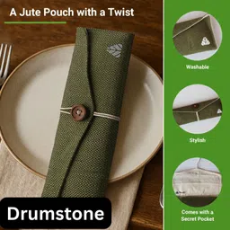 drumstone Set Gift Box for Home, Kitchen & Dining Use Disposable Steel Cutlery Set image 5
