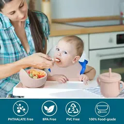 novabazaar SILICONEPLATE&CUP - Silicone, wood image 4