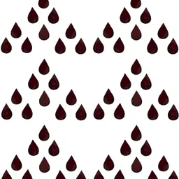 Large Size Tear Drop Tilak Bindis Maroon Velvet Kumkum Bindi For Women Forehead Maroon Bindis-image-97