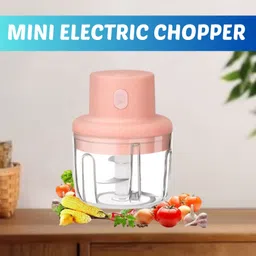 guggu Chopper (Electric Rechargeable Chopper) for Kitchen Vegetable Garlic Onion W125 Electric Vegetable & Fruit Chopper-picture-28