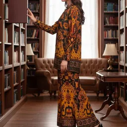 rj enterprise Tunic Palazzos Co-ords Set image 2