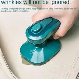 kedari Lightweight Steamer for Home/Travel/Office-Green 1000 W Steam Iron image 4