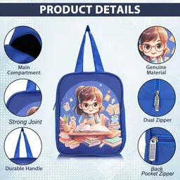 flaxy star New Stylish Lunch Bag Combo Used For Men & Women Boys And Girls Kids Waterproof Lunch Bag image 2