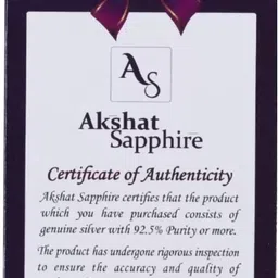 akshat sapphire Sterling Silver Bracelet image 3