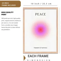 Motivational Quotes Framed Poster for Living Room Bedroom Décor | Daily Affirmation Postive Quote Big Aesthetic Posters with Frames feel good inspirational Paper Print-image-9