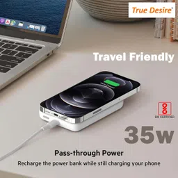 true desire 10000 mAh 15 W Wireless With MagSafe Compact Pocket Size Power Bank image 3