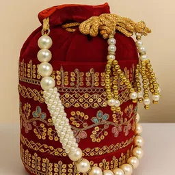 25degree n Women Red Potli-picture-36