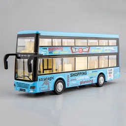 dezicon Die-cast Toy Bus For Kids Metal BL DZE-picture-10