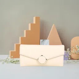 claspnclutch Casual, Formal Cream Clutch image 1
